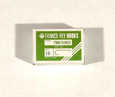100 Tiemco Fly Tying Hooks, TMC 5263, Size 14