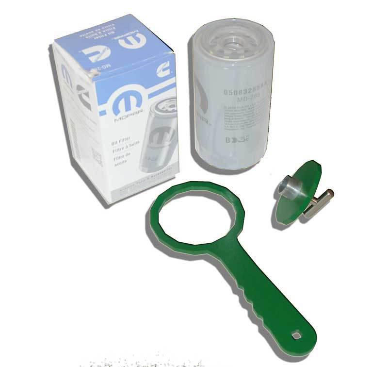 Diesel 5.9l 6.7l Cummins Oil Filter Plug & Wrench For Dodge Ram 05083285aa Mo285 New for sale