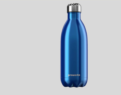 Proworks Explorer Edelstahl Trinkflasche – 1,5 Liter – 24h Kalt / 12h Heiß