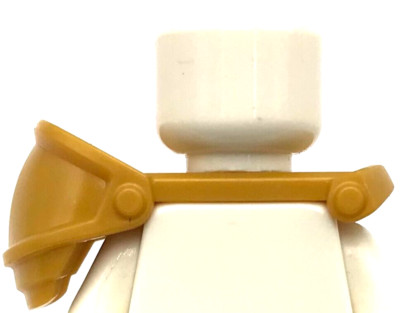 Lego New Pearl Gold Minifigure Armor Round Shoulder Pad Right Ninjago Castle