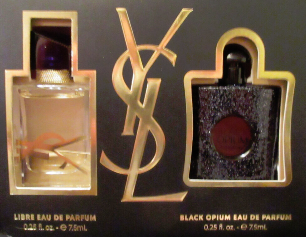 Libre & Black Opium Eau De Parfum 0.25 Oz Each