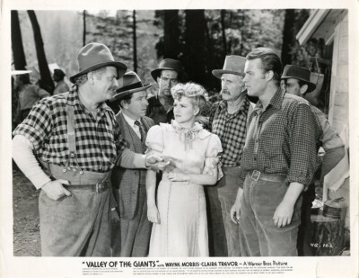 Clair Trevor Wayne Morris Valley Of The Giants Original 8x10'' Photo A6693
