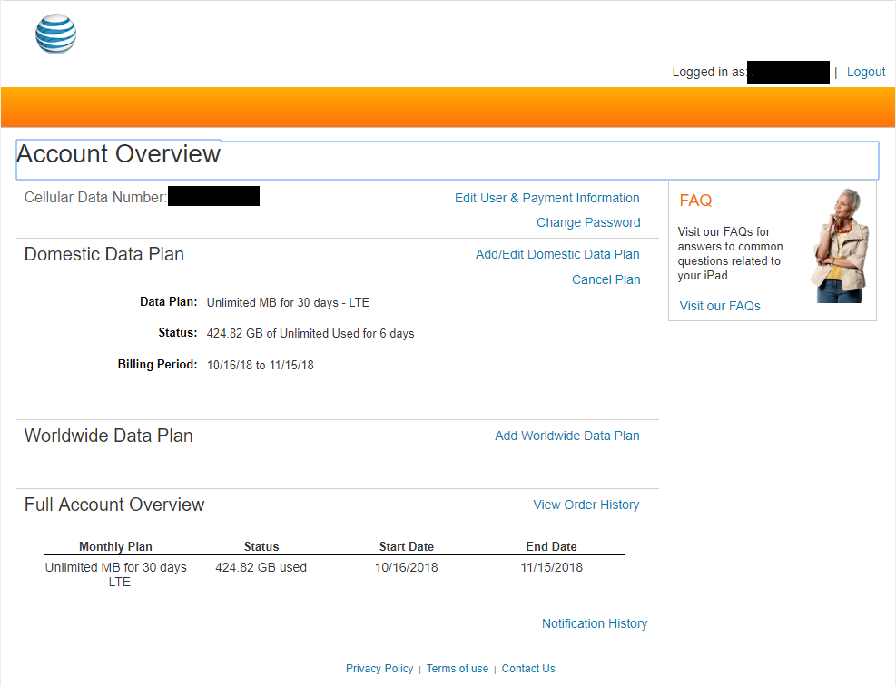AT&T UNLIMITED DATA 4G SIMS! 1 MONTH FREE! $50/MONTH