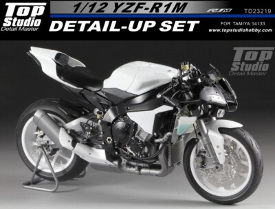 Top Studio 1/12 YZF-R1M Detail-up set for Tamiya kit #14133