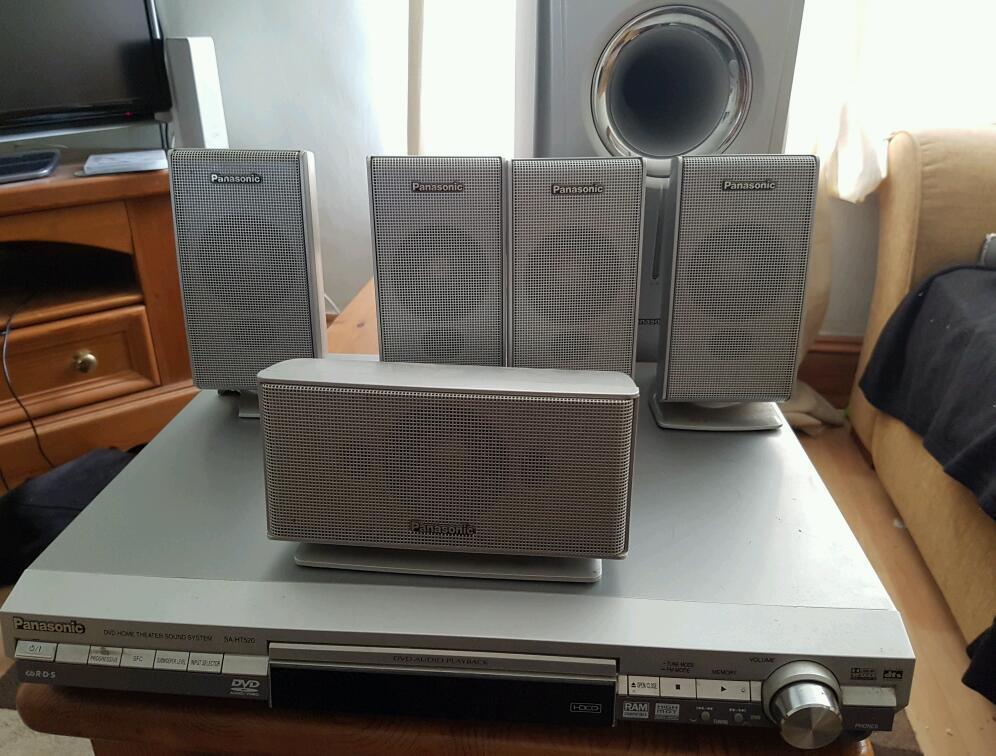 Panasonic sa ht520 5.1 dvd surround sound system. | in Leckwith