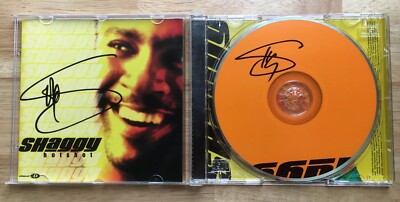 SHAGGY SIGNED AUTOGRAPH ''HOTSHOT'' CD! BOOKLET & DISC SIGNED MR BOOMBASTIC REGGAE