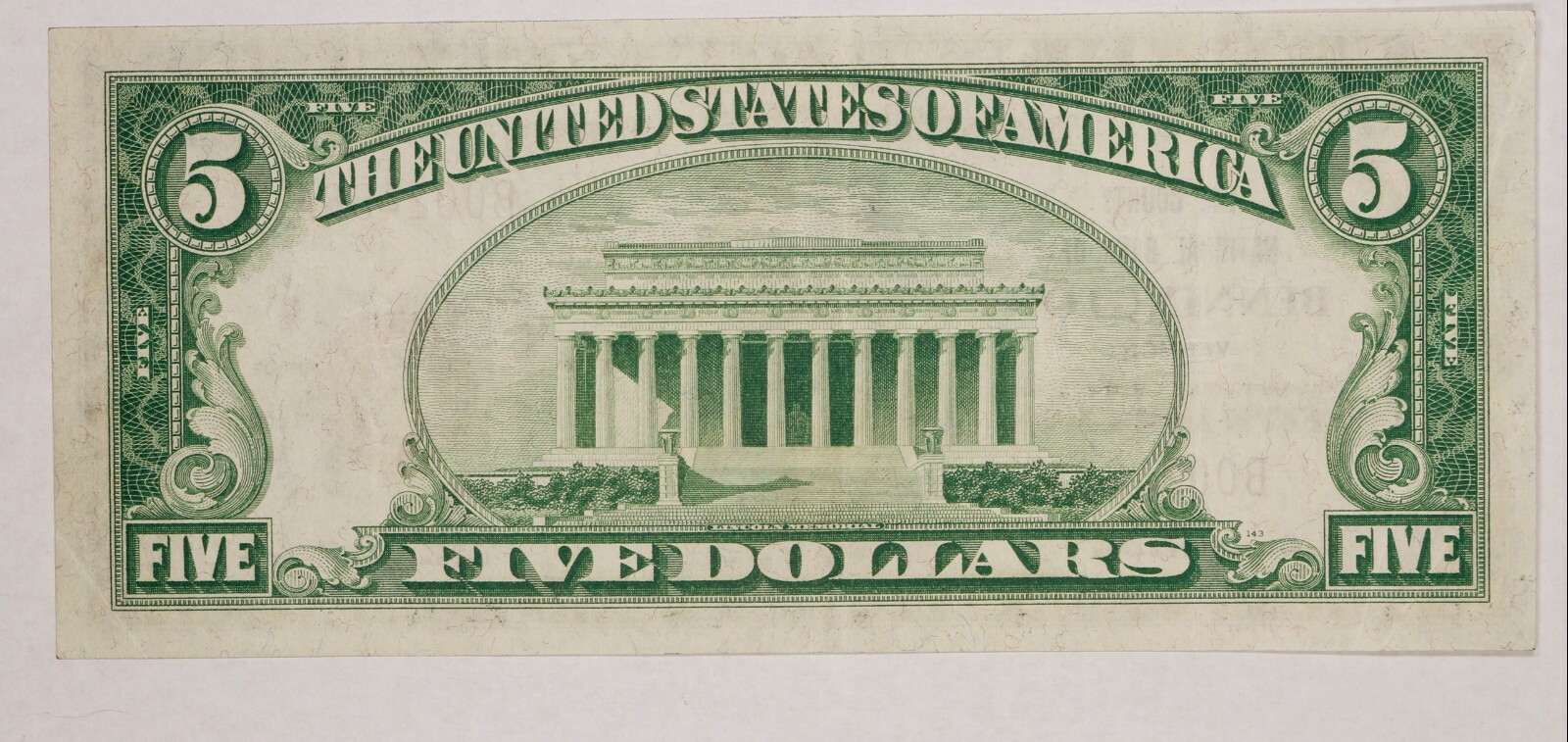 SERIES 1929 T1 NATIONAL BANKNOTE $5 BENNINGTON VERMONT CHOICE VF+ FINE PQ (468A)