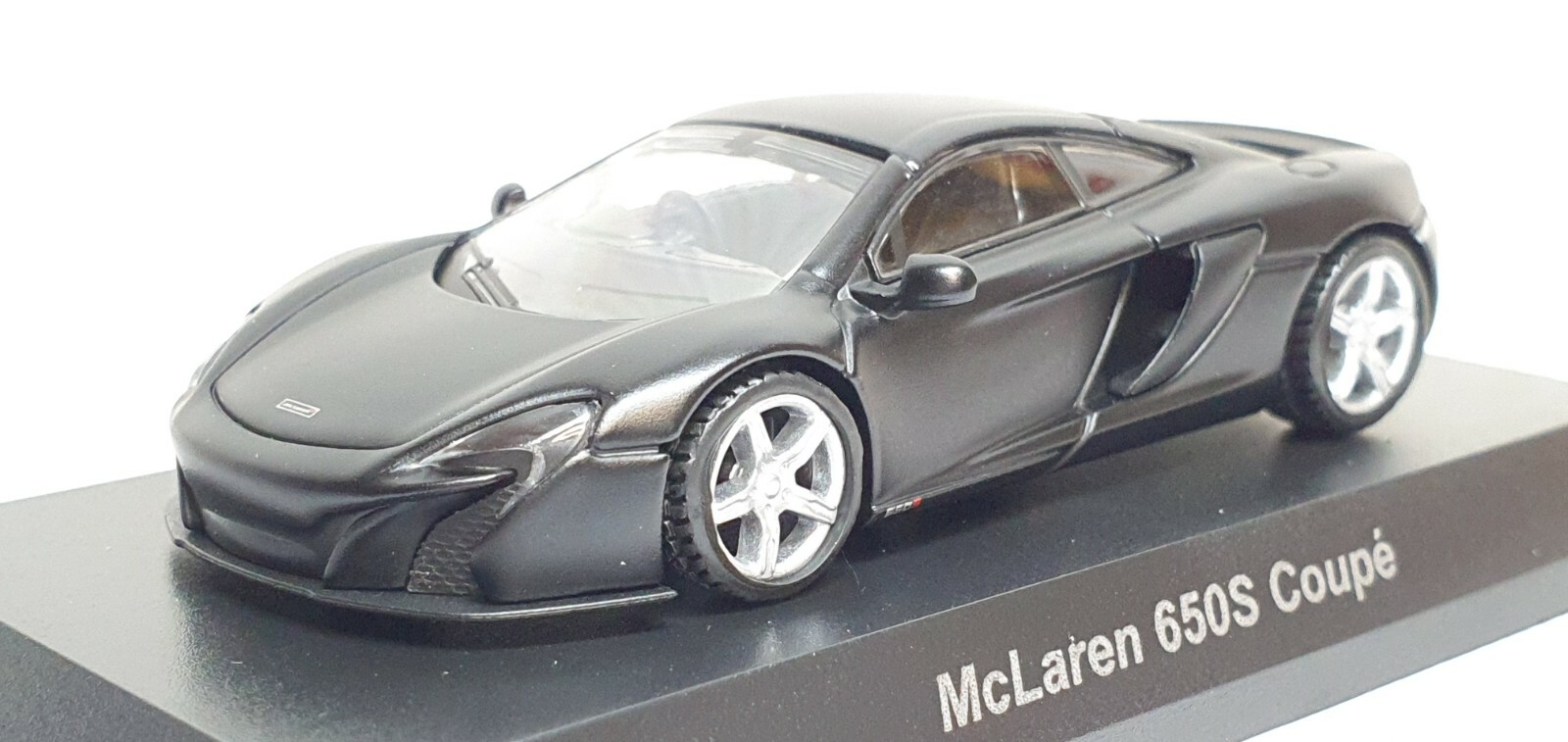 1/64 Kyosho MCLAREN 650S COUPE MATTE BLACK diecast car model