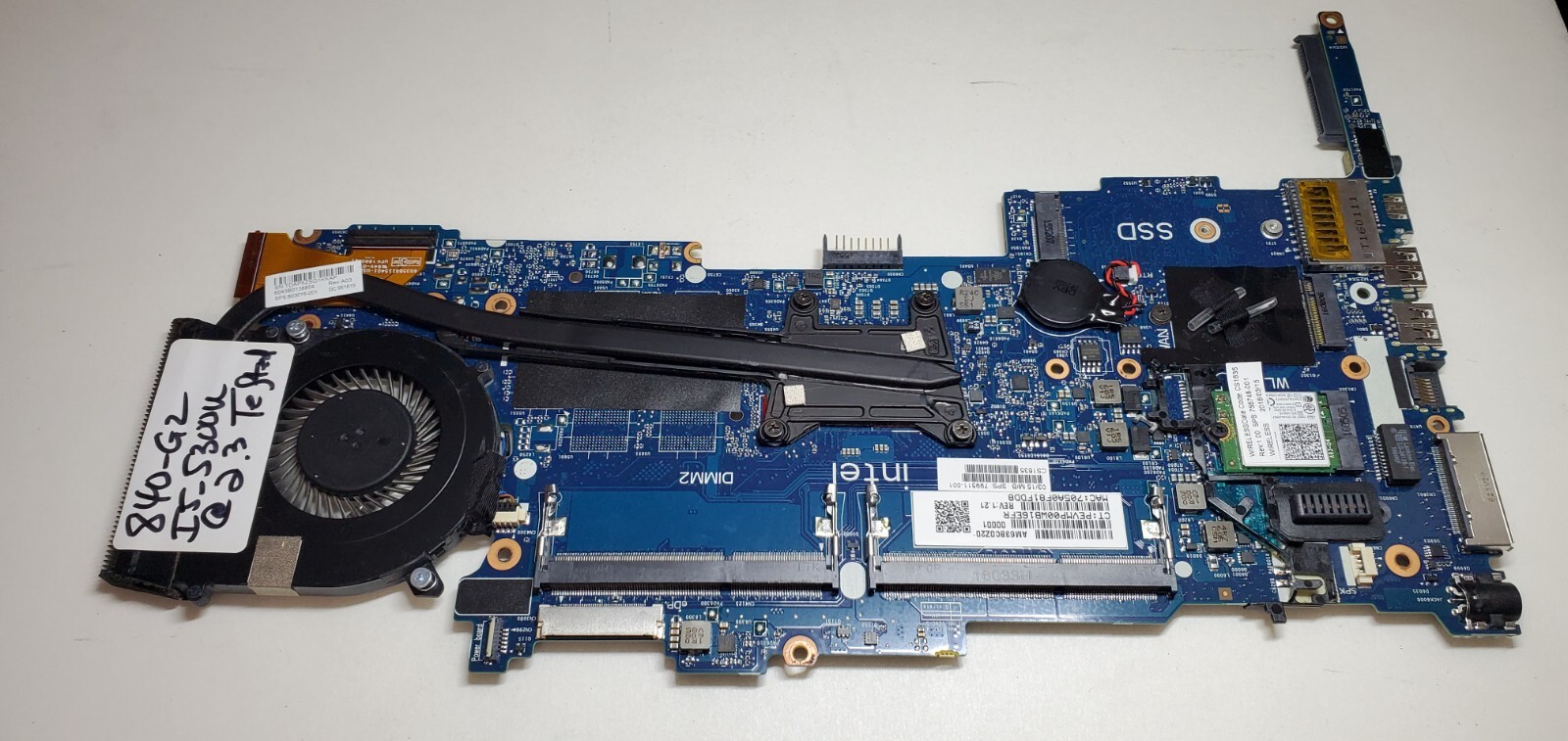 HP EliteBook 840 G2 Intel I5-5300u 2.3Ghz Motherboard 799511