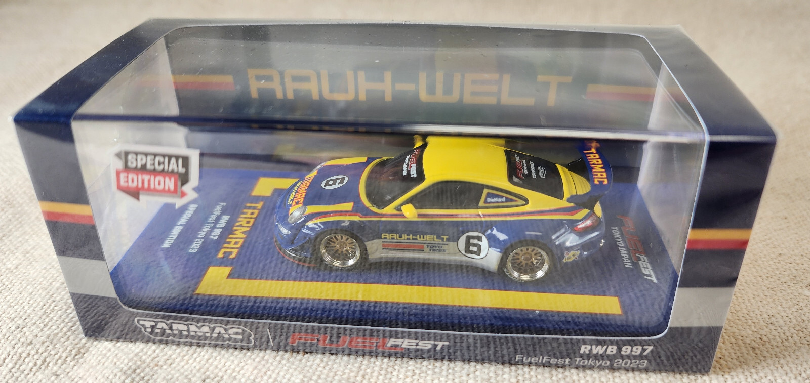 ミニカー 1/64 Fuelme & RSM RWB Tarmac T64-057-TM Porsche 911 RWB 997 Fuelfest Tokyo 2023