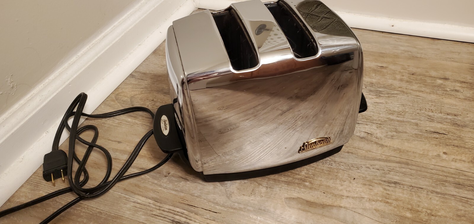 Vintage SUNBEAM RADIANT CONTROL T35 Chrome Auto Drop Toaster TESTED