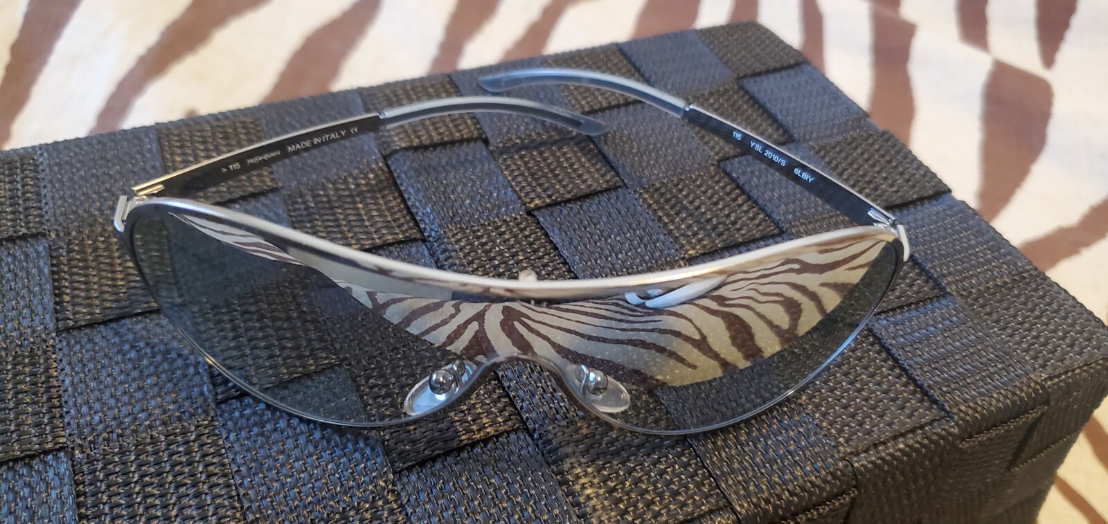 Yves Saint Laurent Sunglasses Made in Italy Silver Frames