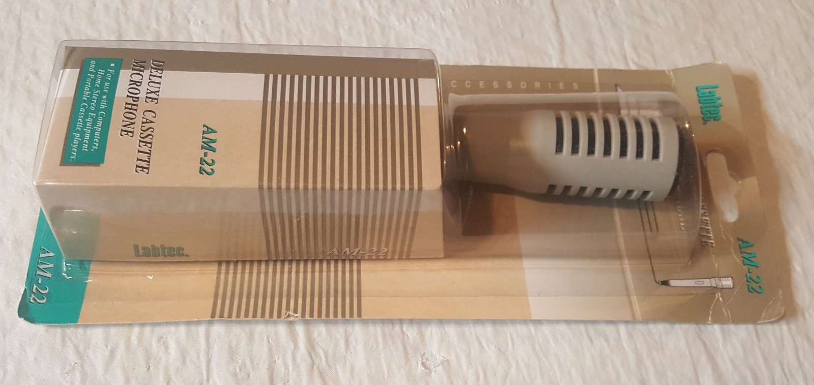 Labtec Deluxe Cassette Microphone  AM-22 New - Free Shipping