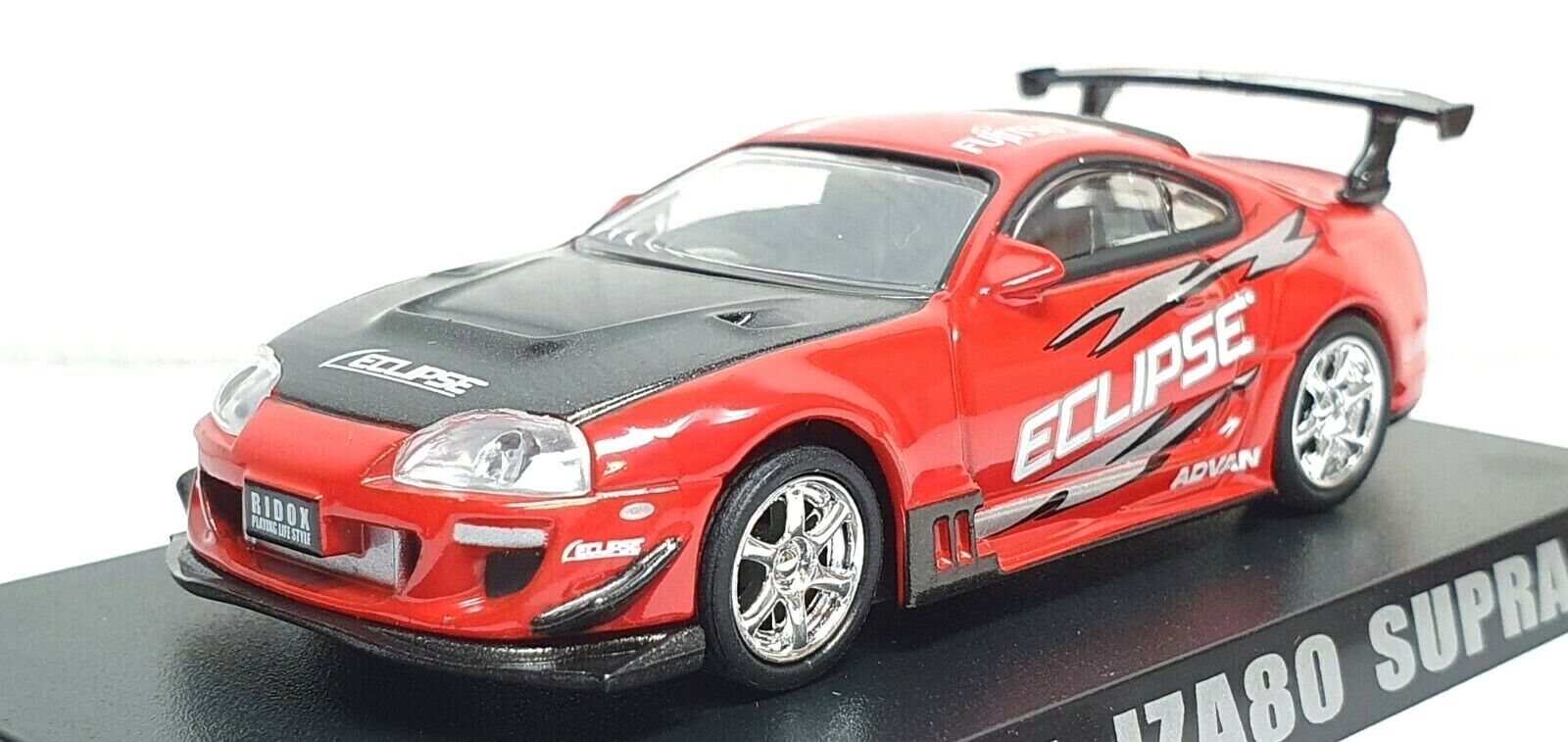 1/64 Aoshima Option RIDOX ECLIPSE JZA80 TOYOTA SUPRA RED 1/64 Aoshima Option RIDOX ECLIPSE JZA80 TOYOTA SUPRA RED
