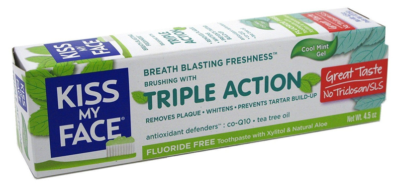 Toothpaste Triple Action Cool Mint Gel, 4.5 Ounce (Pack of 2)