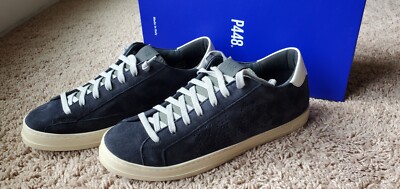 msr$315 P448 Men's John Lace Up Low Top Sneakers  Shoes Size 10.5 US  / 43EU