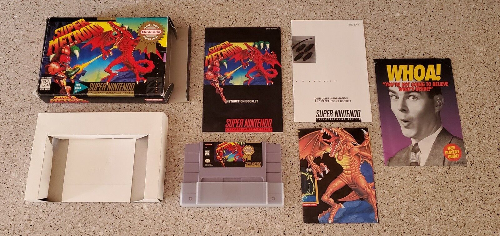 Super Metroid - Super Nintendo SNES Samus Game CIB Complete Super Metroid - Super Nintendo SNES Samus Game CIB Complete