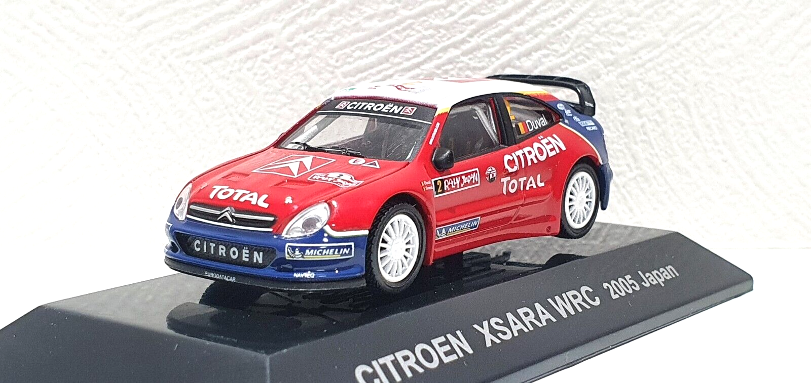 1/64 CM's 2005 CITROEN XSARA RALLY JAPAN Duval WRC diecast