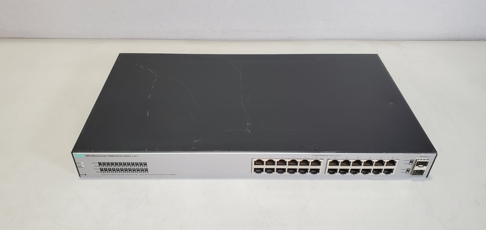 HPE OfficeConnect 1920S Series 24-Port 2 SFP Managed Switch HPE OfficeConnect 1920S Series 24-Port 2 SFP Managed Switch