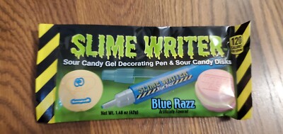 Lot of 9 Toxic Waste NEW SLIME WRITER Candy 1.48 oz Lickers Strawberry Blue Razz