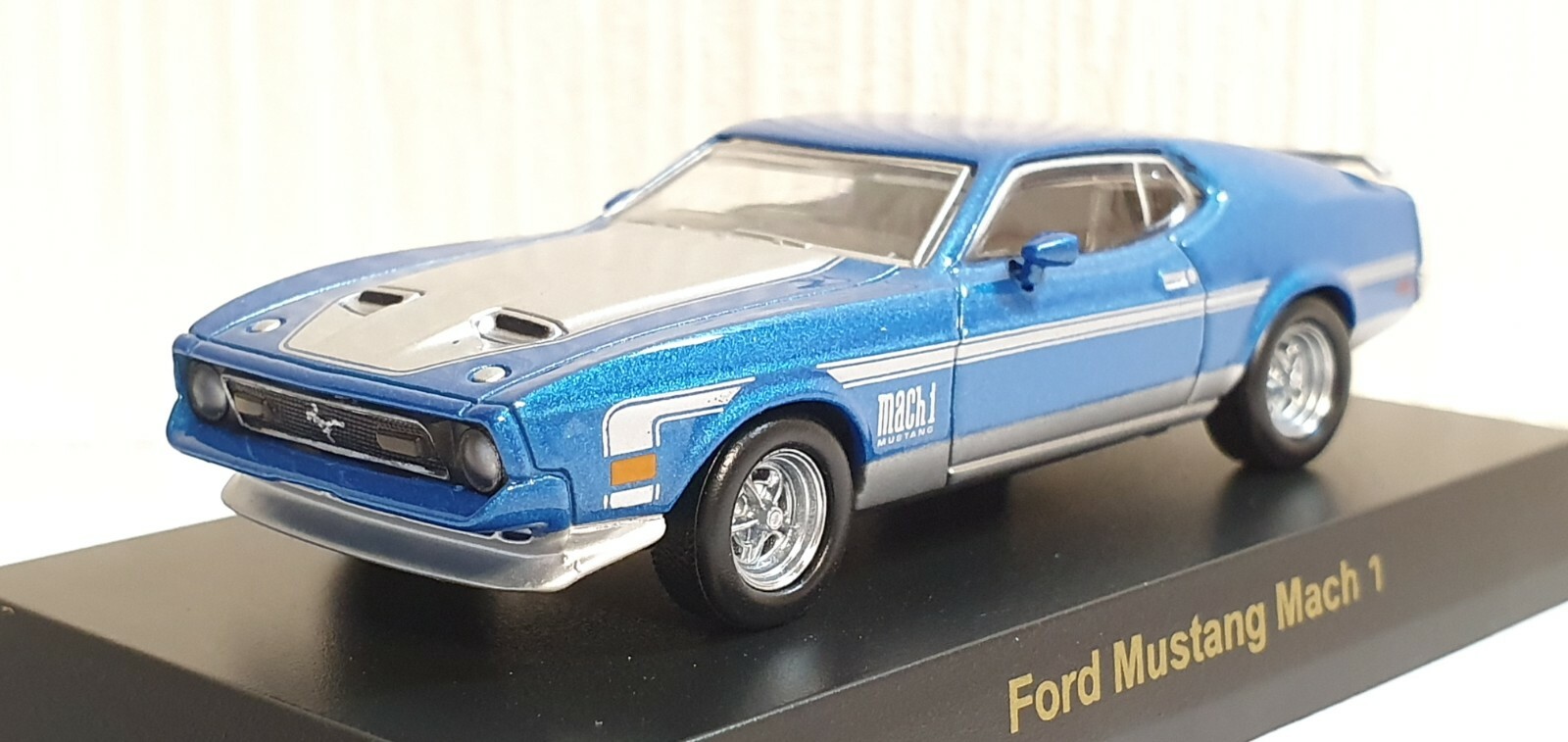 1/64 Kyosho FORD MUSTANG MACH 1 BLUE diecast car model | eBay
