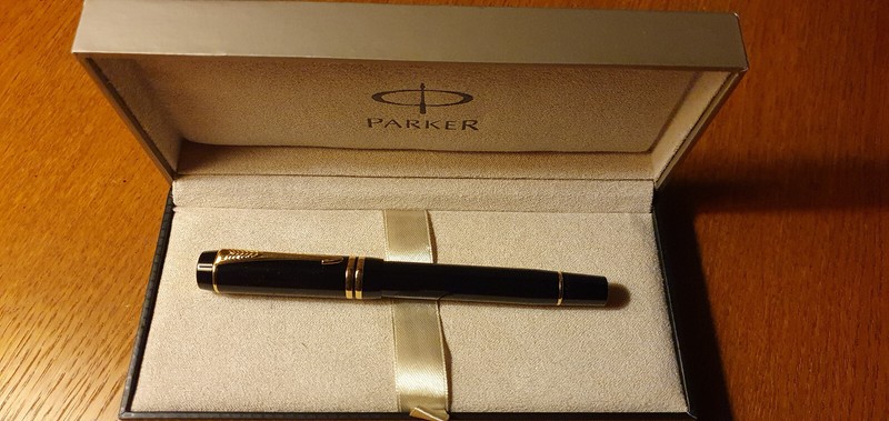 Stylo Plume Parker Duofold International Noir