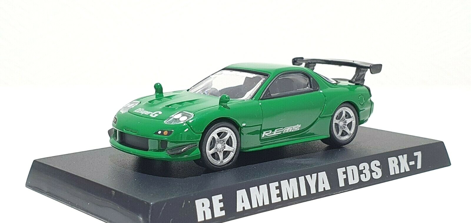 ミニカー 1/64 ReAmemiya RX7 POPRACE LIMITED 1/64 MAZDA RX7 RE-AMEMIYA WIDEBODY SILVER