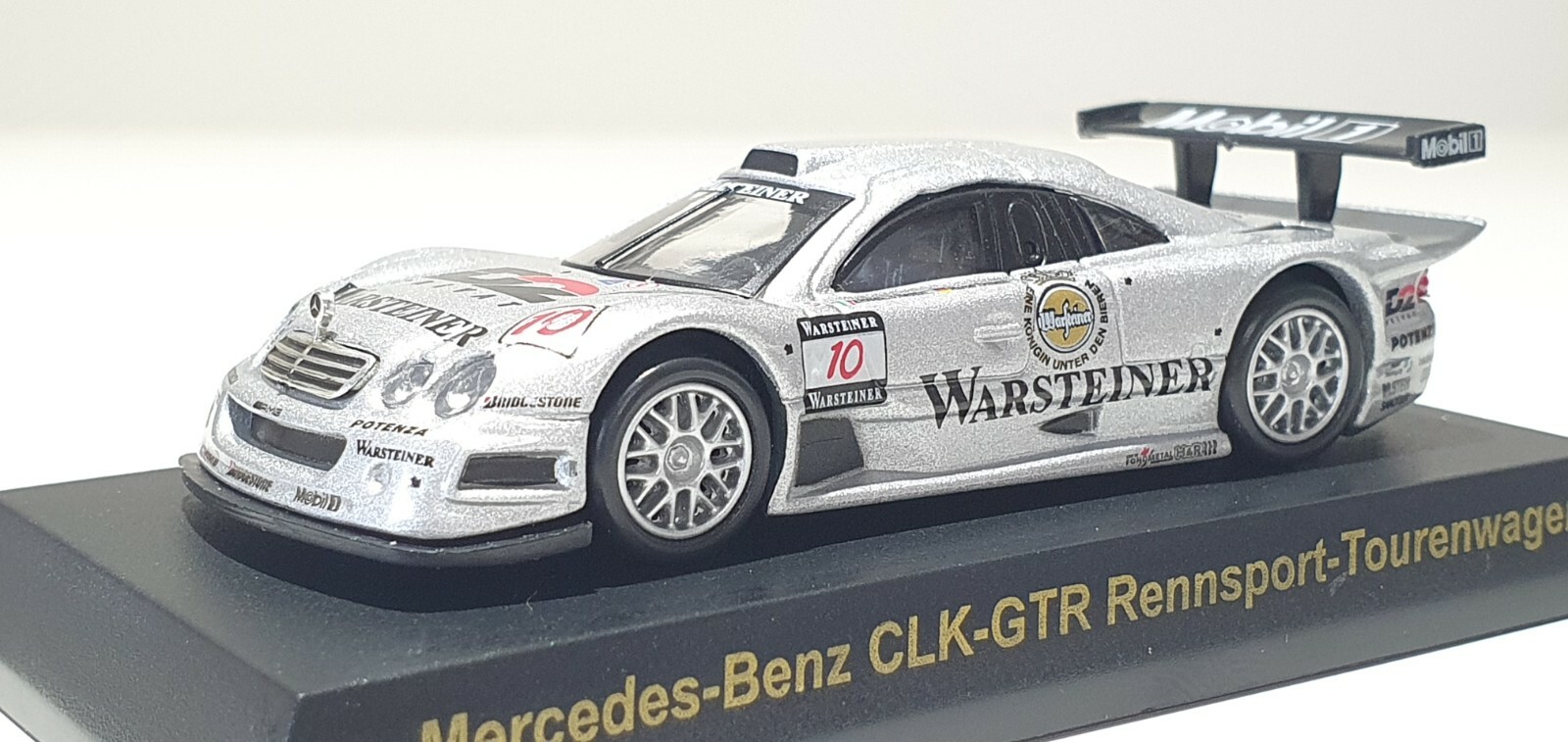 1/64 Kyosho MERCEDES BENZ CLK-GTR RENNSPORT TOURENWAGEN #10