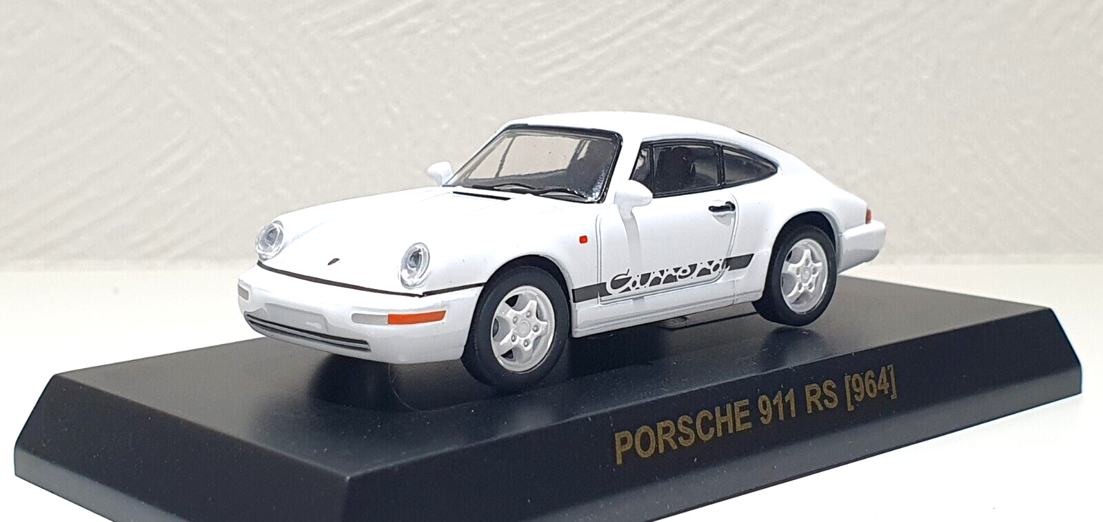 京商 1/64 シークレット ポルシェ 911 RS 964 ホワイト 1/64 Kyosho PORSCHE 911 RS (964) WHITE Chase Version diecast