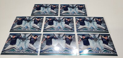 (8) EMERSON HANCOCK ZACH DELOACH Insert RC Lot 2020 Bowman Draft Chrome MARINERS