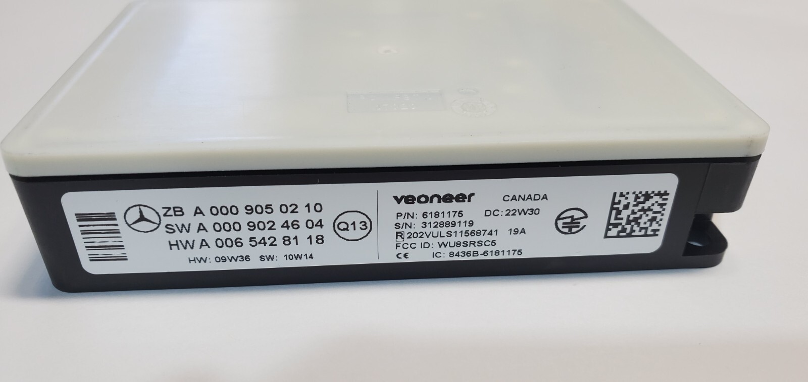 メル10283 OEM Veoneer radar sensor 000-905-02-10 Fits 2010 - 2014