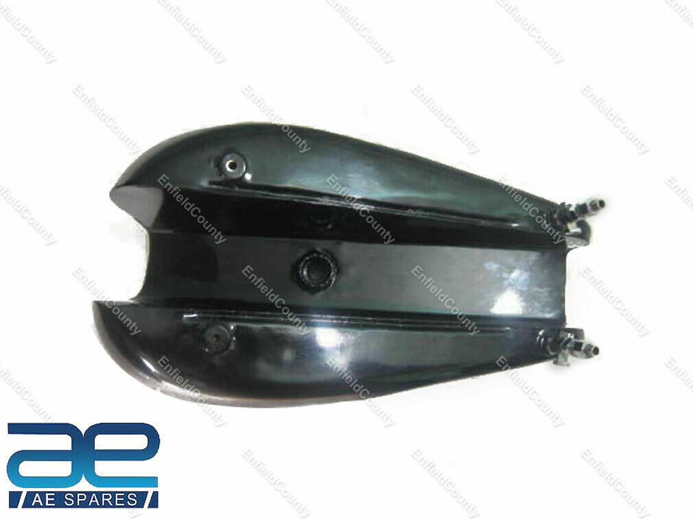 For Triumph T140 Black Painted Petrol Tank With Chrome Cap & Tap