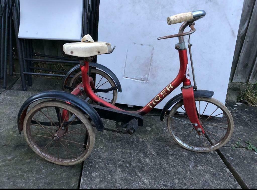 Raleigh Tiger Childs Tricycle Vintage 1960’s in BurtononTrent