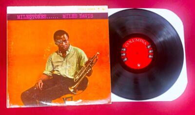 MILES DAVIS Milestones LP COLUMBIA CL 1193 US 1958 6-EYE DG MONO John Coltrane