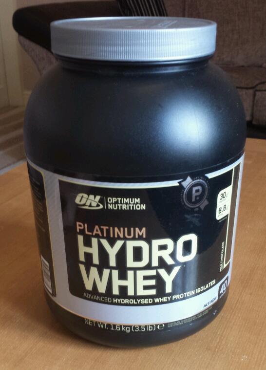 OPTIMUM NUTRITION PLATINUM HYDROWHEY PROTEIN POWDER RRP £50 in
