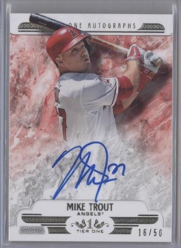 2016 Topps Tier One - Mike Trout #T1A-MT