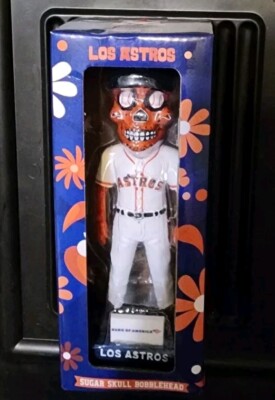 Houston Astros Los Astros Sugar Skull Bobblehead 2022 SGA Dia De Los Muertos NIB