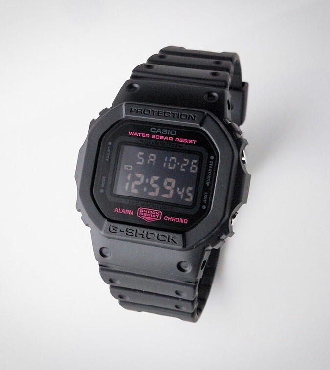 時計 CASIO G-SHOCK DW-5600RC BLACK MIC CASIO G-SHOCK DW-5600RC BLACK MIC