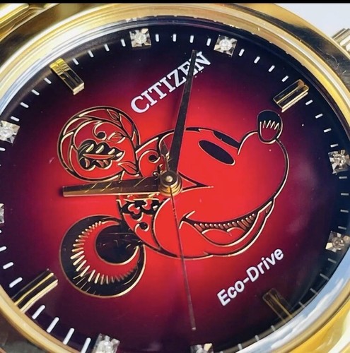 Pre-owned Citizen [disney]  Limited Mickey Mouse/ Men's Watch Exhibit Rare