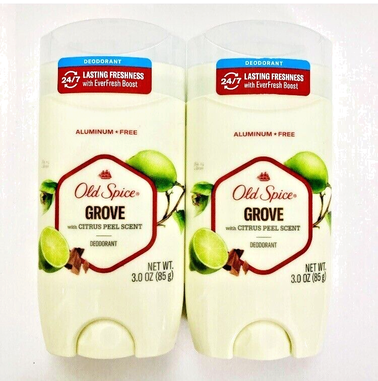 (2 pack) Old Spice Grove with Citrus Peel Scent Deodorant Solid Stick 3.0 oz