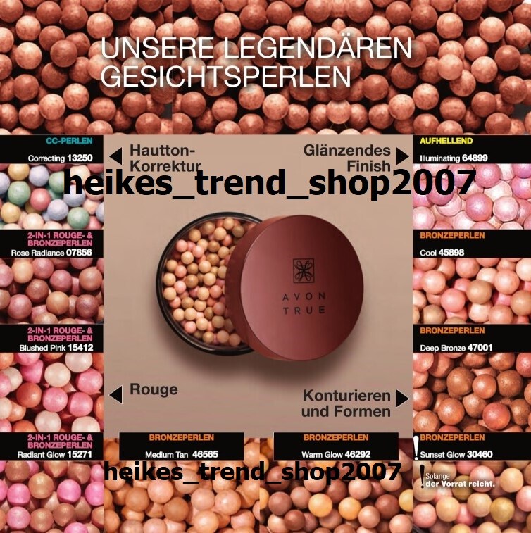  AVON Glow Bronze Puderperlen NEU zur Wahl  