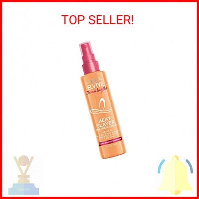 L'Oreal Paris Elvive Dream Lengths Heat Slayer Pre-Iron Spray Leave-In, 4.4 Ounc