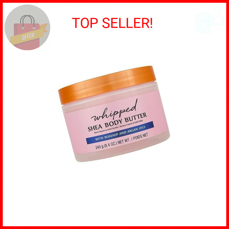 Tree Hut Moroccan Rose Whipped Shea Body Butter, 8.4oz, Ligh