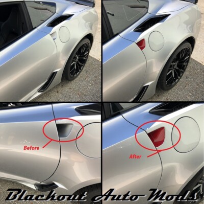 Corvette C7 Stingray Door Release Scratch Protector 2014-2019 Models - RED