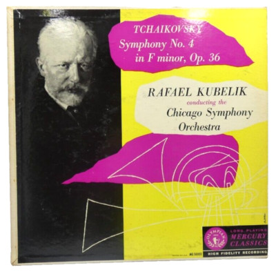Rafael Kubelik/Chicago Symphony, Tchaikovsky Symphony No. 4, Mercury LP