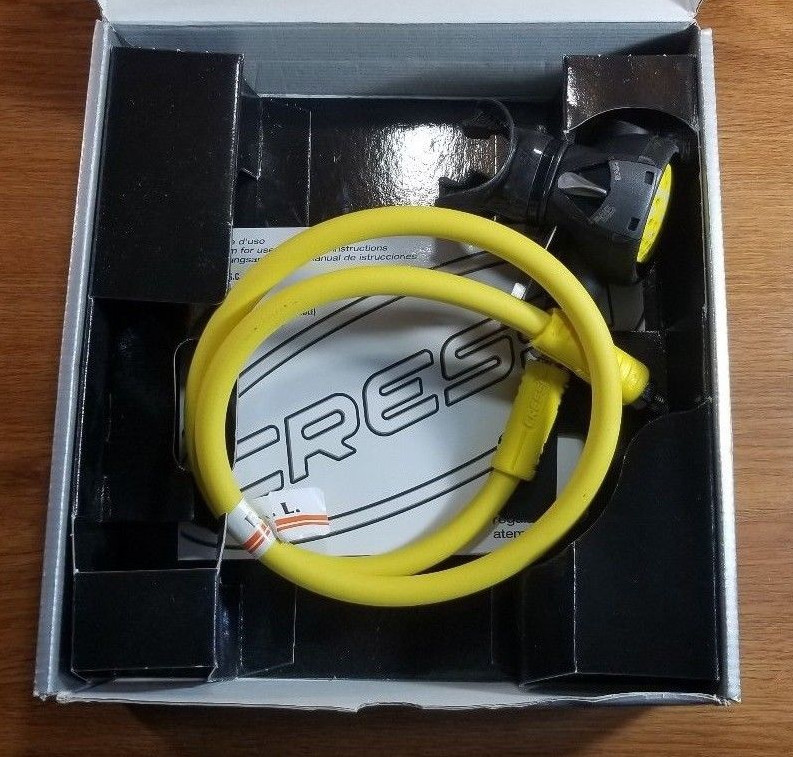 NEW Cressi XS Compact Octopus Octo Scuba Dive 2nd Second Stage Regulator Yellow