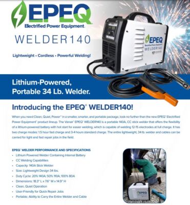 Vanair 282037, EPEQ WELDER140