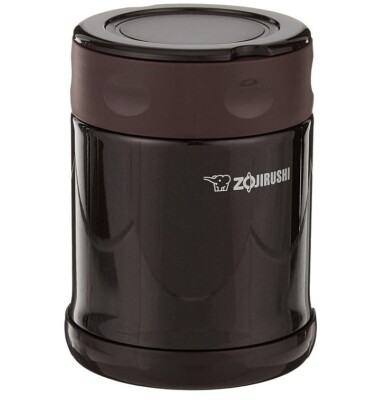Stainless Steel Food Jar, Zojirushi SW-EAE35-TD Dark Brown 0.35-Liter NIB