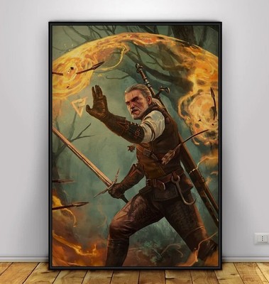 The Witcher 3 Wild Hunt Game Poster | Wall Art | Wall Prints | Home Decor 1