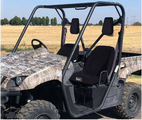 Black UTV Bucket Seat Covers For Yamaha Rhino 450 Rhino 660 Rhino 700 2004-2013